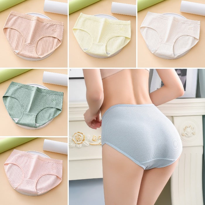 【50% OFF!】 Wysokie majtki damskie 7 szt. – komfort i świeżość na lato._4068635