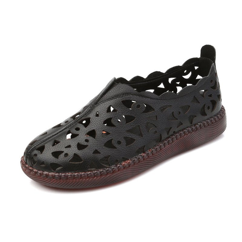 【Promoție limitată】【35–42】Pantofi retro de damă 2025 – respirabili, cu vârf rotund, stil clasic și confortabil_4043918