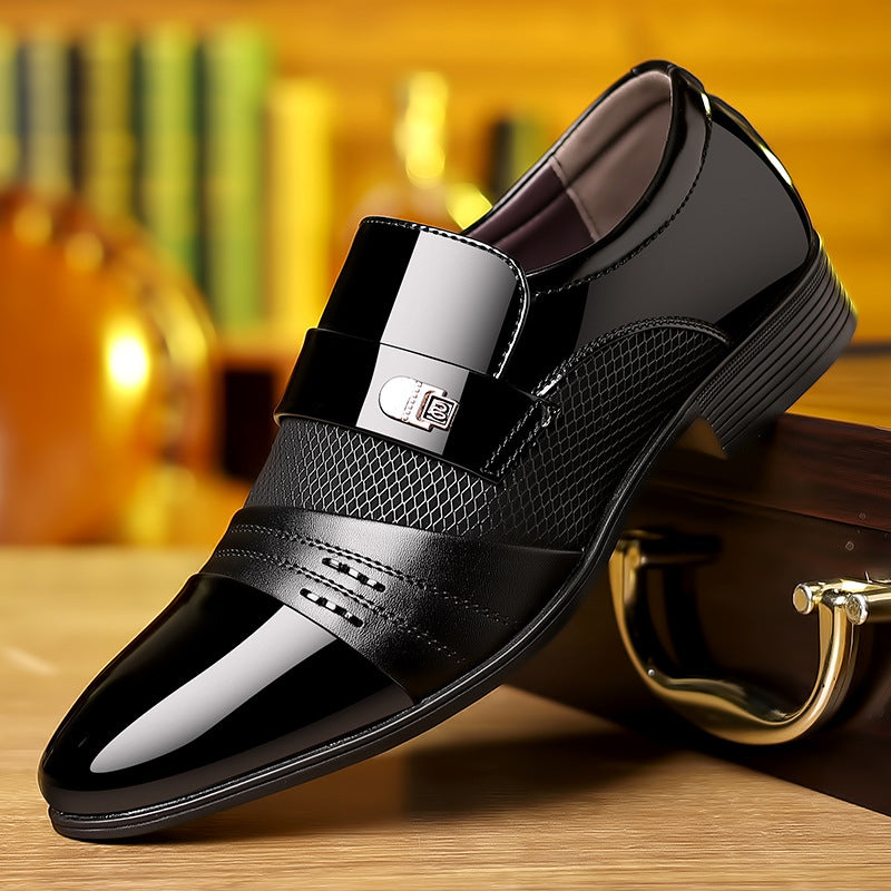 【50% TANIEJ! 】Stylowe, łączone buty skórzane dla mężczyzn – 3 kolory!