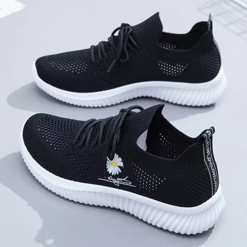 Duży rabat ostatni dzień 【35-40】2025 letnie nowe damskie buty sportowe Daisy Running Mesh oddychające, lekkie i oddychające, antypoślizgowa podeszwa_4058109