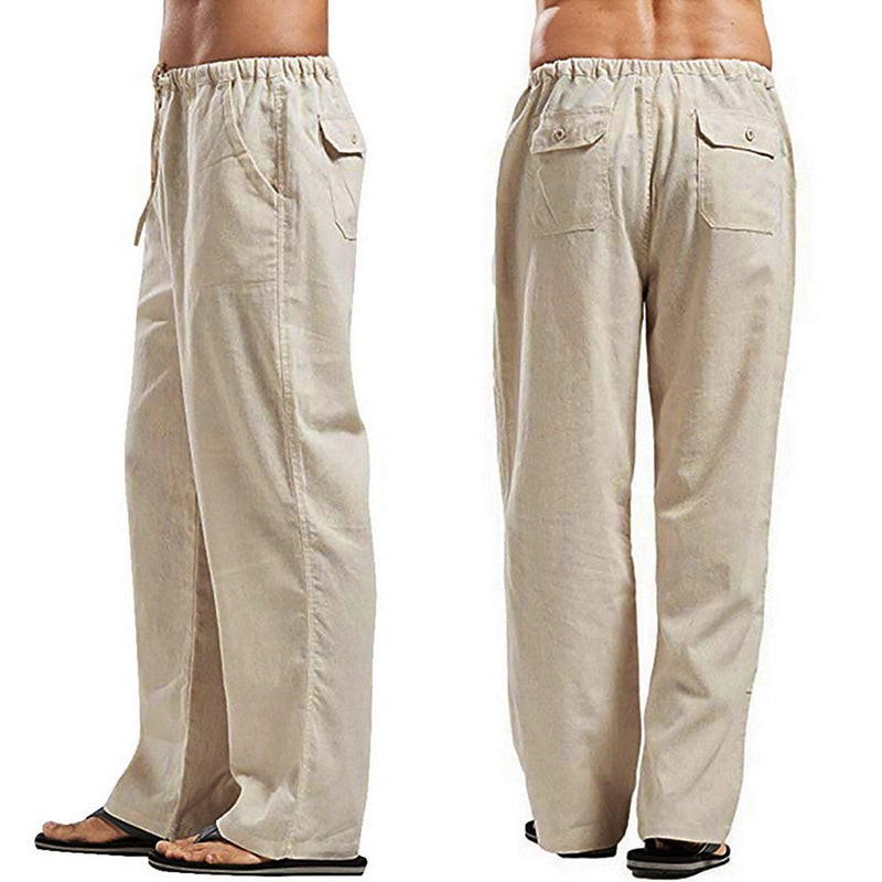 【S-5XL】Pantaloni casual pentru bărbați din bumbac – croială lejeră, material moale și respirabil