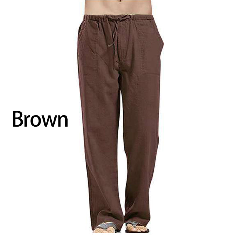 【S-5XL】Pantaloni casual pentru bărbați din bumbac – croială lejeră, material moale și respirabil