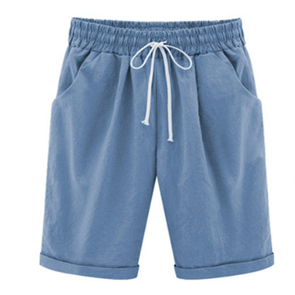 【Ofertă specială】 【S-8XL】Pantaloni scurți de damă pentru vara 2025, noul model Mărimi mari_4049398