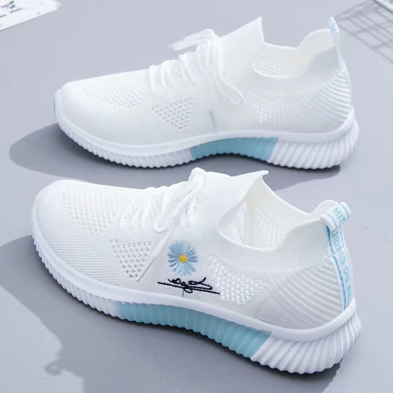 Duży rabat ostatni dzień 【35-40】2025 letnie nowe damskie buty sportowe Daisy Running Mesh oddychające, lekkie i oddychające, antypoślizgowa podeszwa_4058109