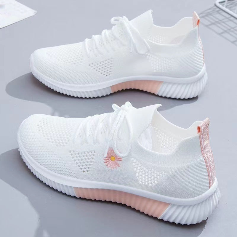 Duży rabat ostatni dzień 【35-40】2025 letnie nowe damskie buty sportowe Daisy Running Mesh oddychające, lekkie i oddychające, antypoślizgowa podeszwa_4058109