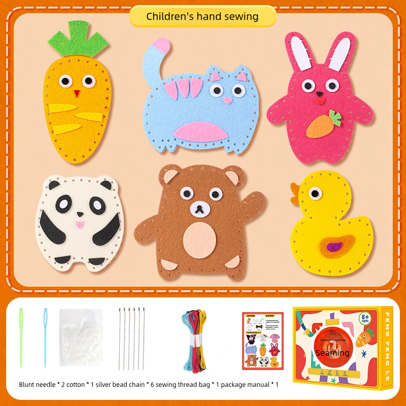 【Cumpărați 1, primiți 1 gratuit】 Kit de cusut DIY, lucrat manual, interesant pentru copii