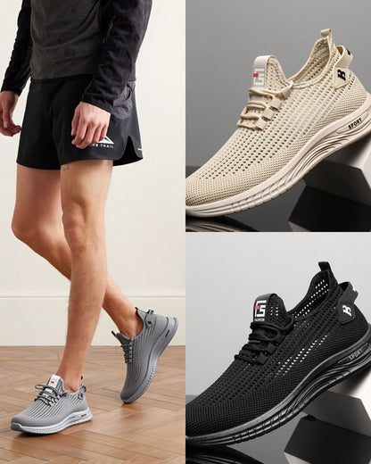【50% OFF】【39-44】Zapatos casuales de hombre cómodos, transpirables, de malla, antideslizantes y de moda._4061903