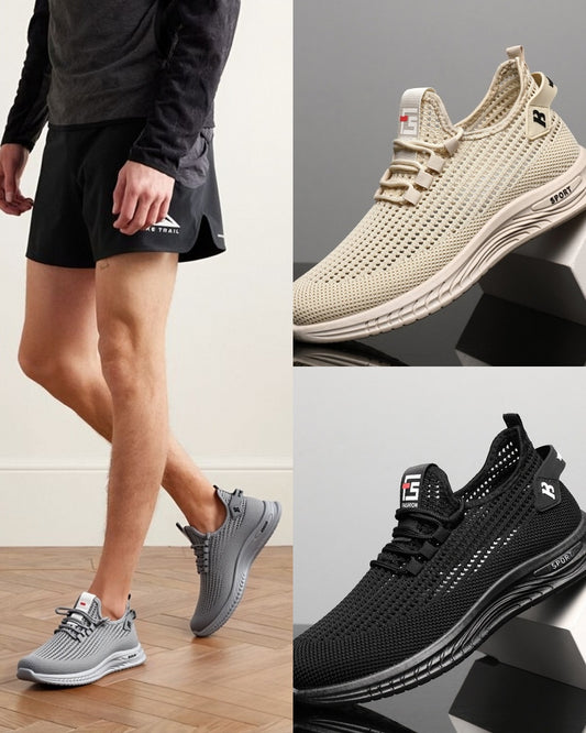 【50% OFF】【39-44】Zapatos casuales de hombre cómodos, transpirables, de malla, antideslizantes y de moda._4061903