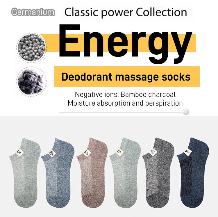 🧦Compra 5 y llévate 5 gratis [35-42] Calcetines desodorantes transpirables de verano para hombre 2025.