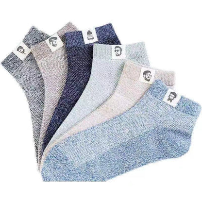 🧦Compra 5 y llévate 5 gratis [35-42] Calcetines desodorantes transpirables de verano para hombre 2025.