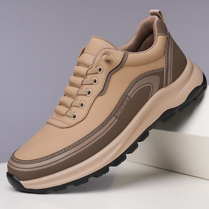 【Cumpărați 1 și primiți 1 gratuit】[39-45]Pantofi sport din piele rezistentă la apă și murdărie, cu talpă moale pentru confort maxim_4052506