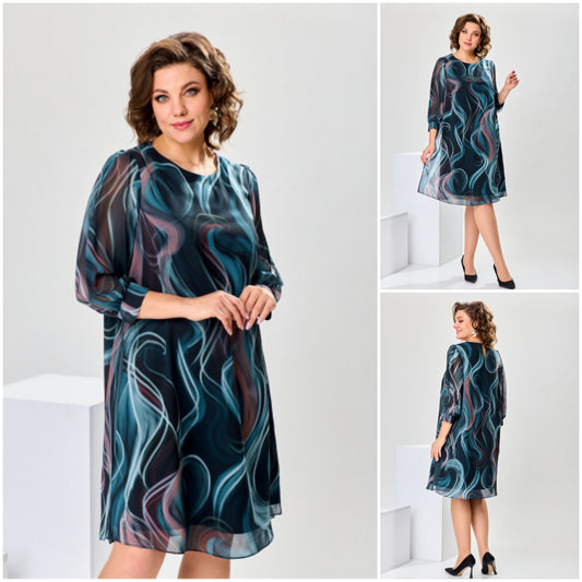 🍁【S~5XL】💖Rochie eleganta de inalta calitate--3922767