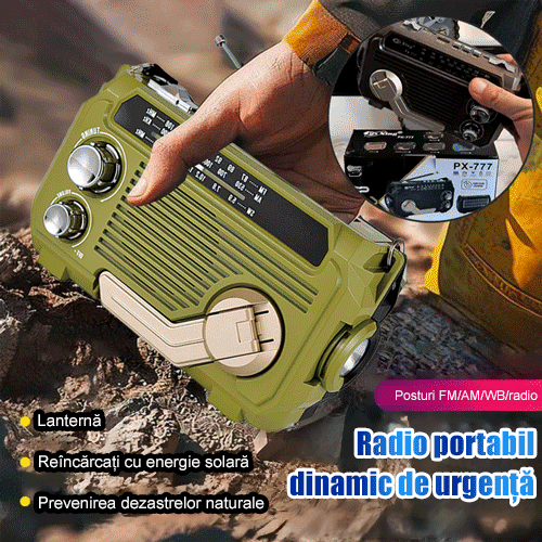 Lanternă radio AM multifuncțională portabilă_4052497