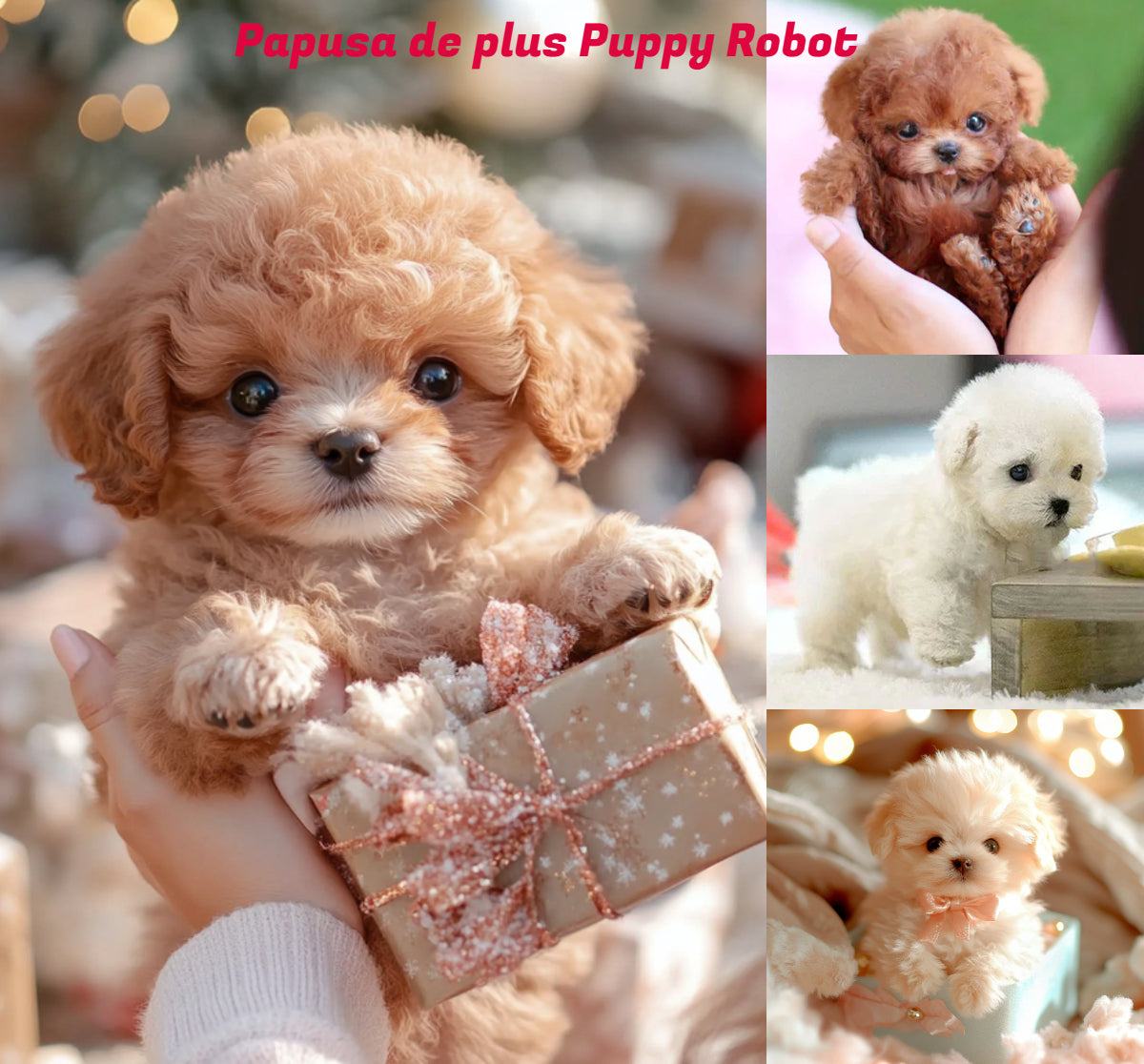 🧸💖Păpușa Puppy My Robot – moale , drăguță  și ușor de îmbrățișat zilnic .