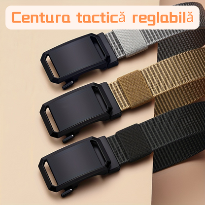 🔥【Cumpărați 1 și primiți 1 gratuit】🔥Curea de pânză din nailon cu cataramă automată pentru bărbați, la modă, în aer liber
