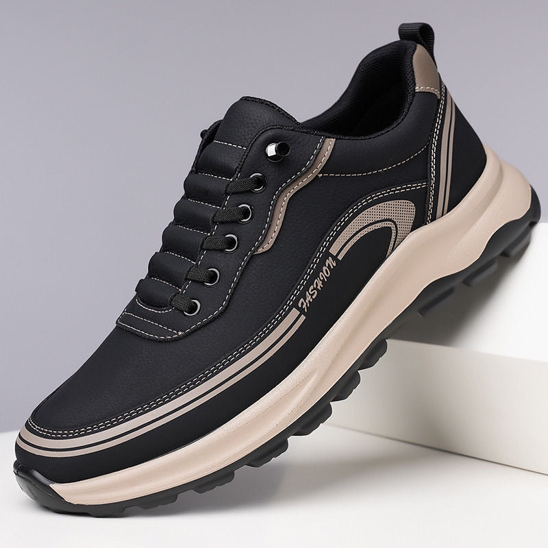 【Cumpărați 1 și primiți 1 gratuit】[39-45]Pantofi sport din piele rezistentă la apă și murdărie, cu talpă moale pentru confort maxim_4052506