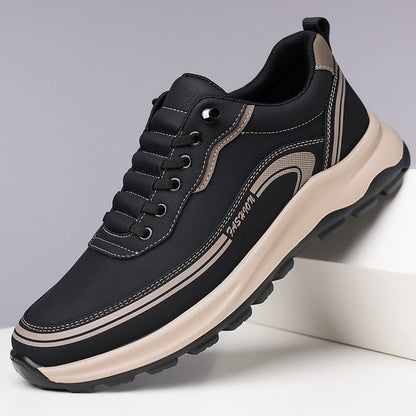 【Cumpărați 1 și primiți 1 gratuit】[39-45]Pantofi sport din piele rezistentă la apă și murdărie, cu talpă moale pentru confort maxim_4052506