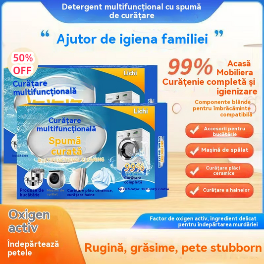 🎁【30 de bucăți】Nou Tablete efervescente – curățenie impecabilă, rapid și ușor